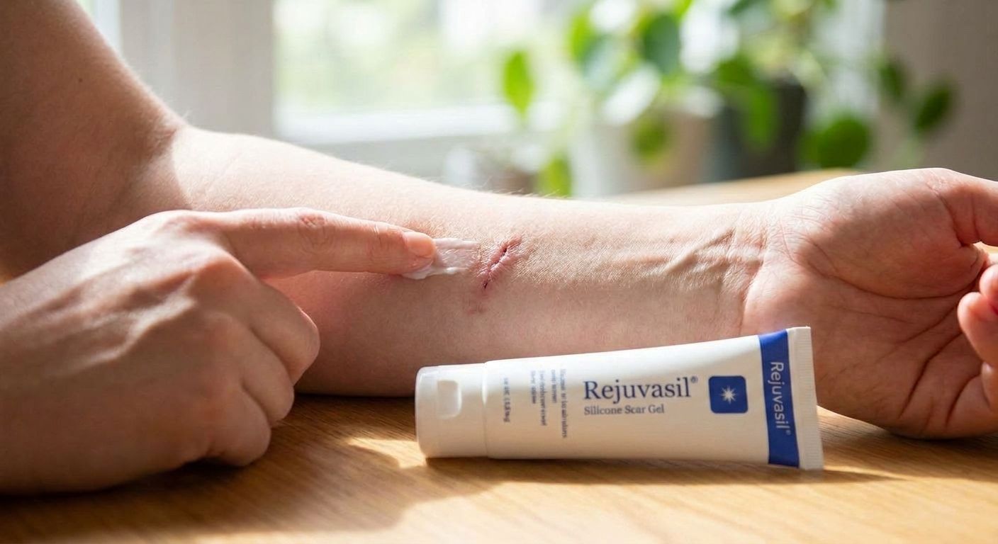Scar cream for skin biopsy site scars