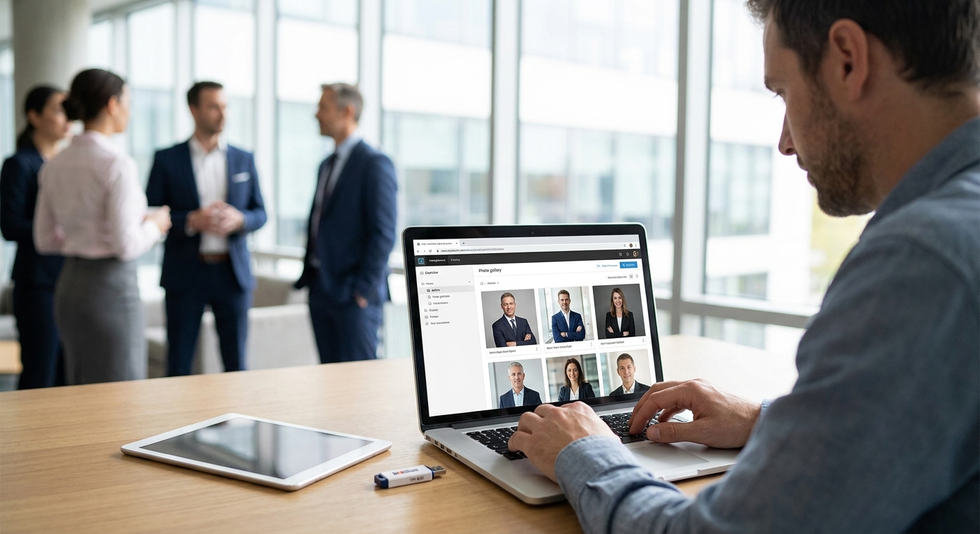 Best photo delivery tools for corporate headshot sessions