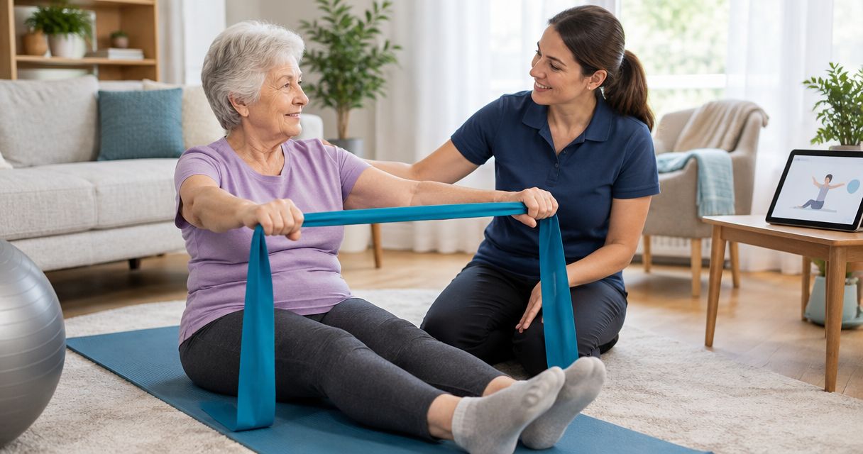 How to discuss home physiotherapy with an older parent