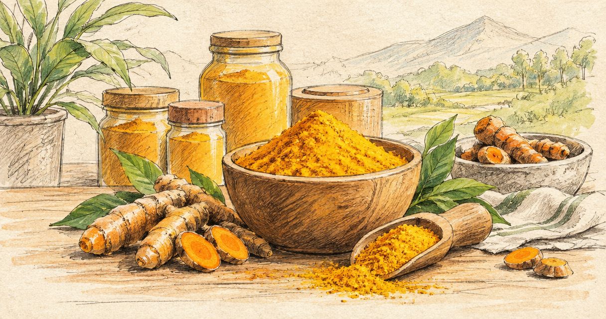 Best organic turmeric powder brands in India 2026