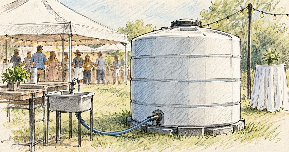 Can you rent a smaller holding tank for a weekend event?