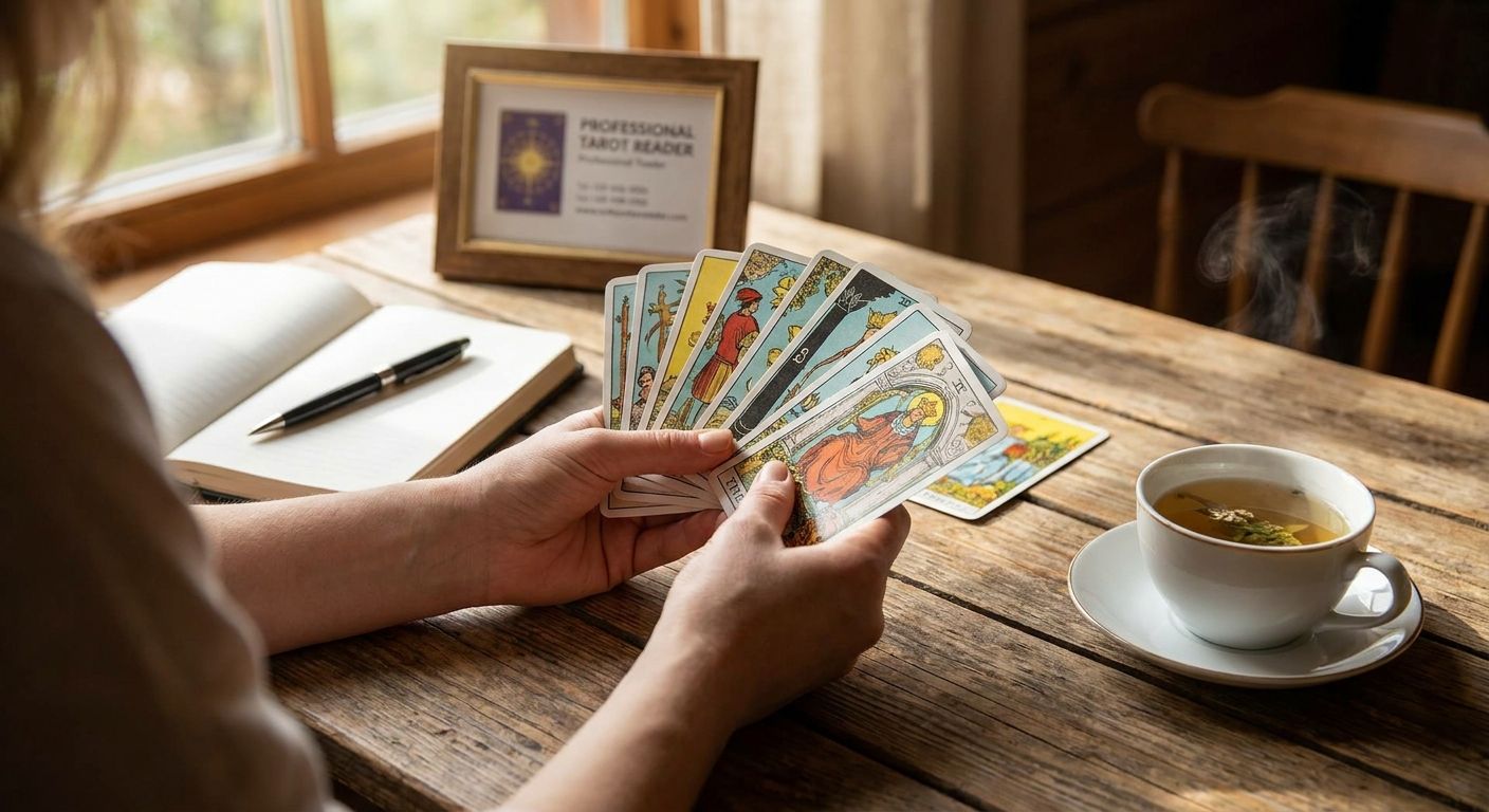 How to read your own tarot cards after a professional reading