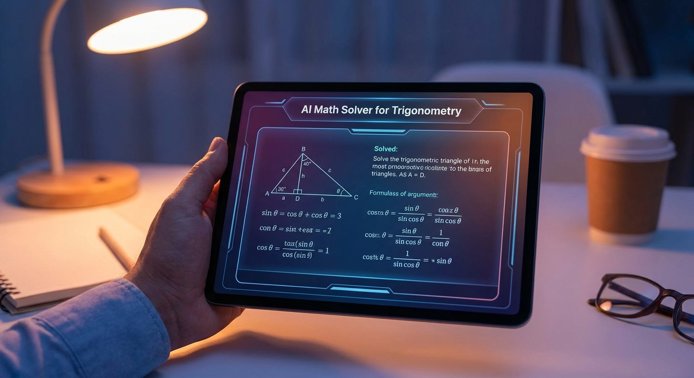AI math solver for trigonometry