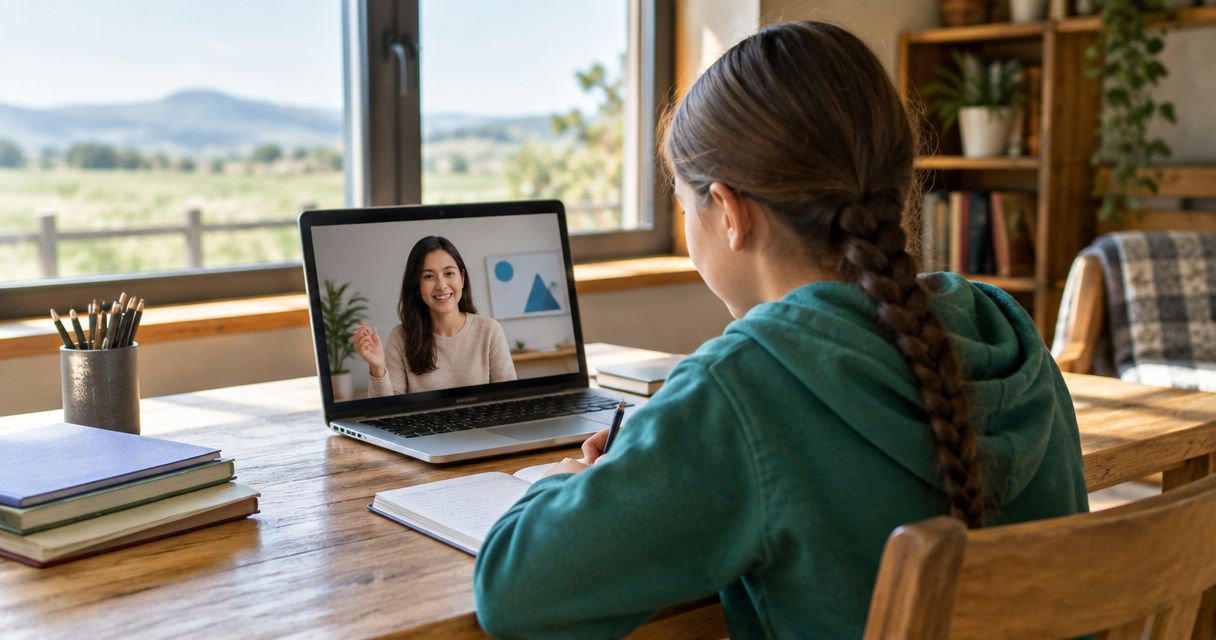 1-on-1 tutoring for students in rural areas without local tutors