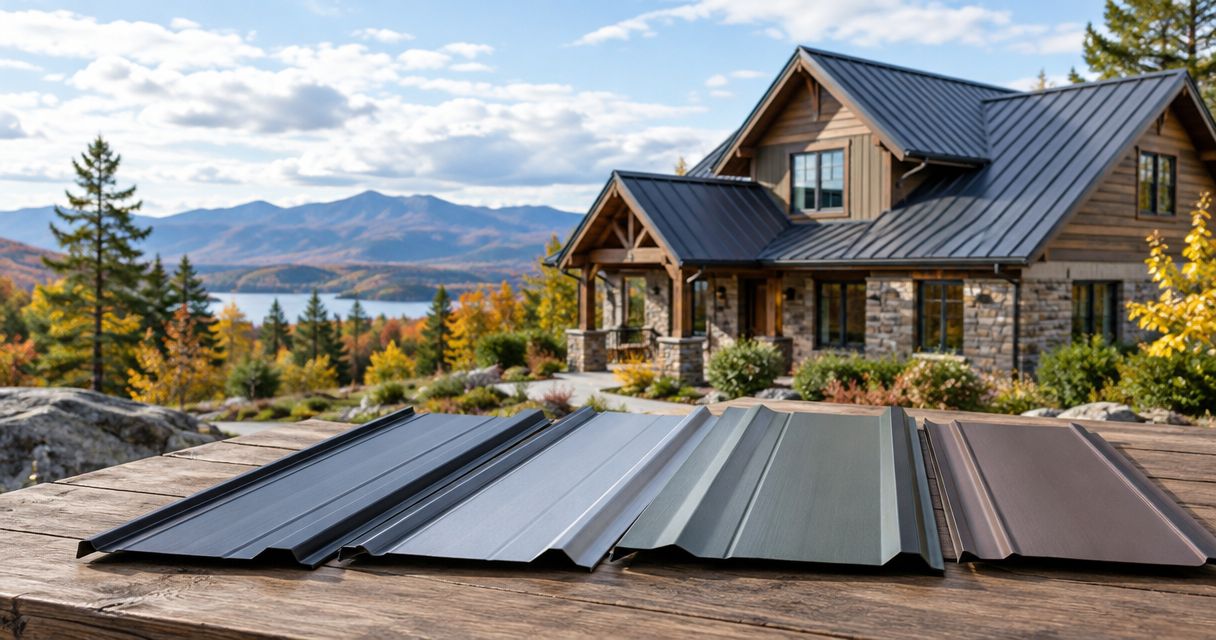 Best metal roofing panels for New Hampshire homes compared
