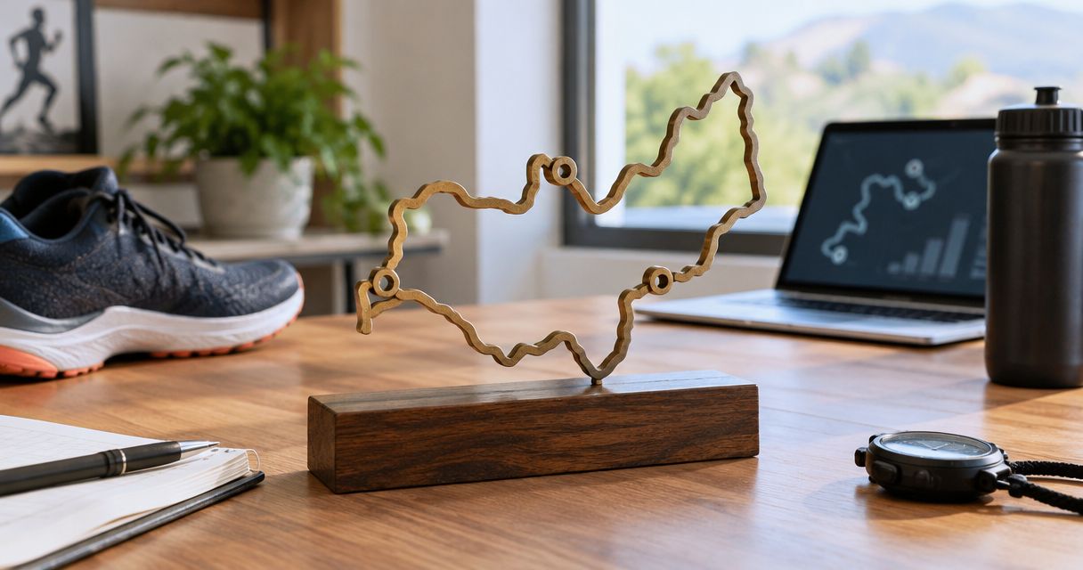 Custom route sculptures for running coaches: complete 2026 guide