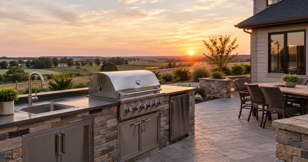 How to plan an outdoor kitchen addition in Central Iowa