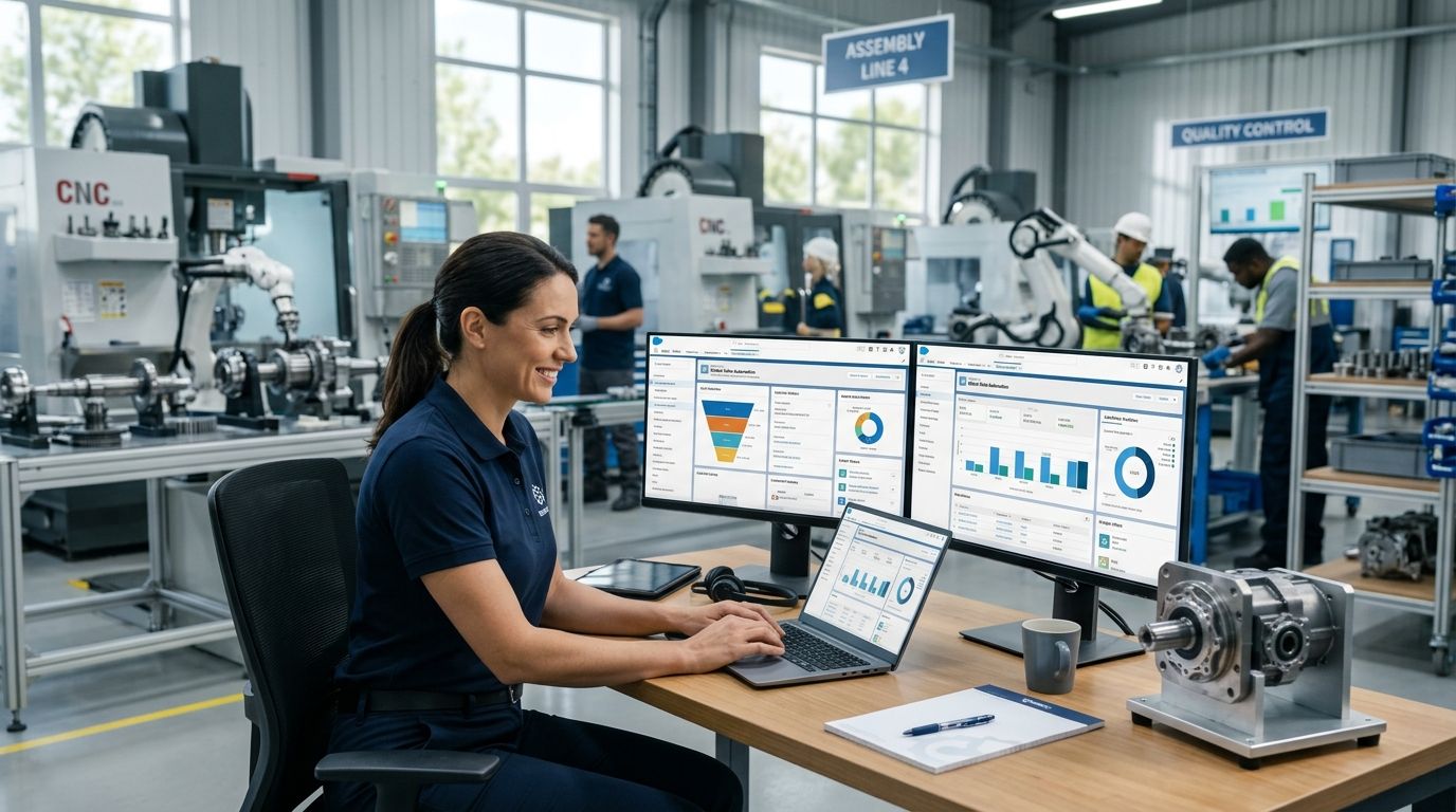 Sales automation for gearbox and drivetrain manufacturers