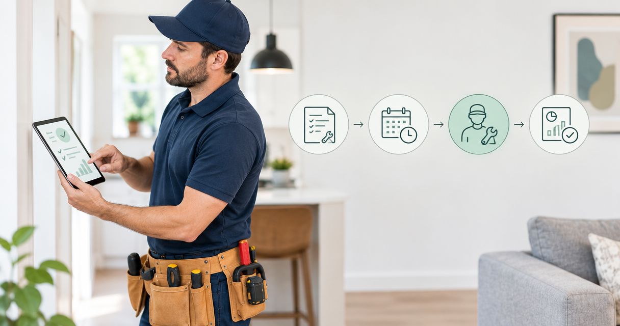 How to turn a repair checklist into one booked visit
