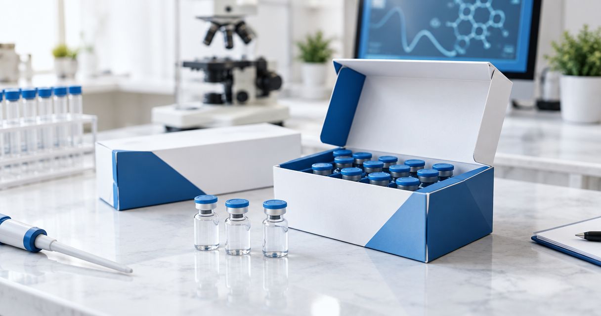 Best custom peptide vial box suppliers for research brands in 2026