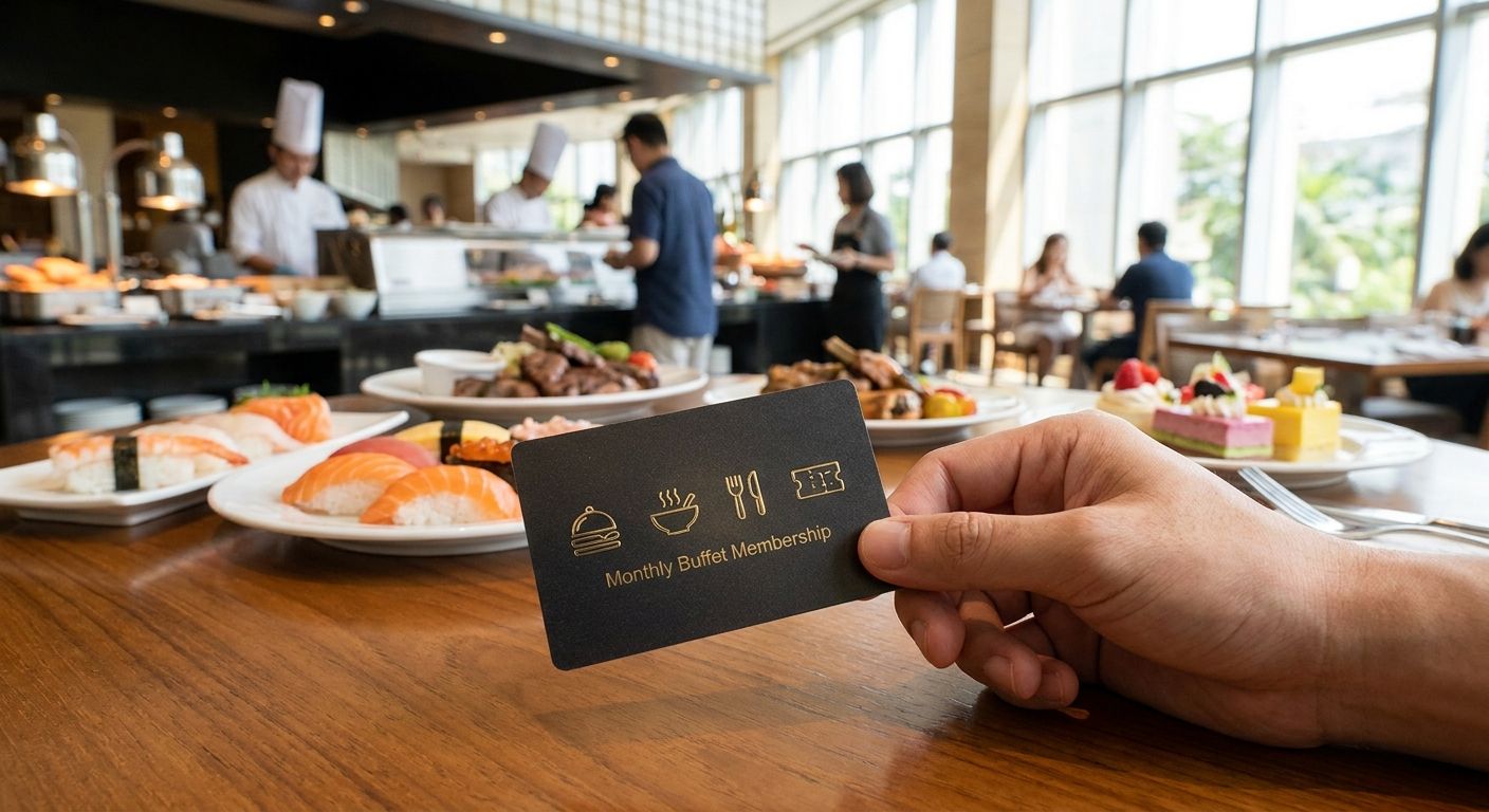 บัตรสมาชิกบุฟเฟ่ต์ลดราคารายเดือน ใกล้ฉัน