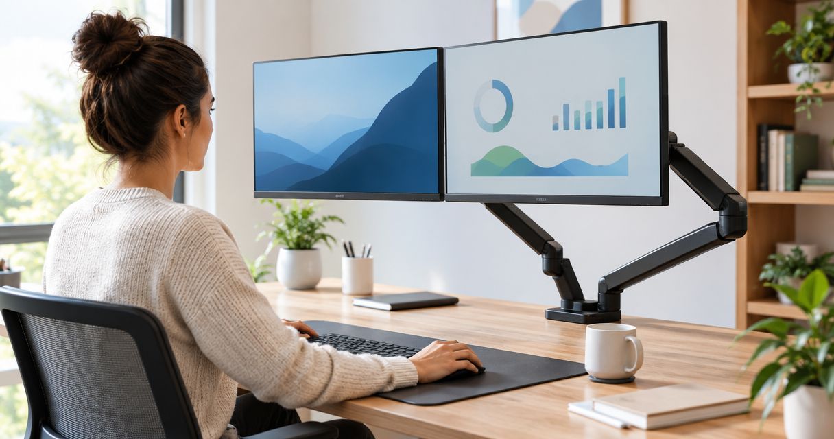 Best monitor arms for ergonomic office workstations 2026
