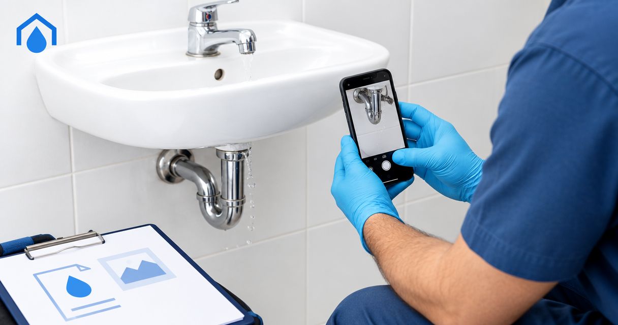 How to document an emergency plumbing repair for the owner