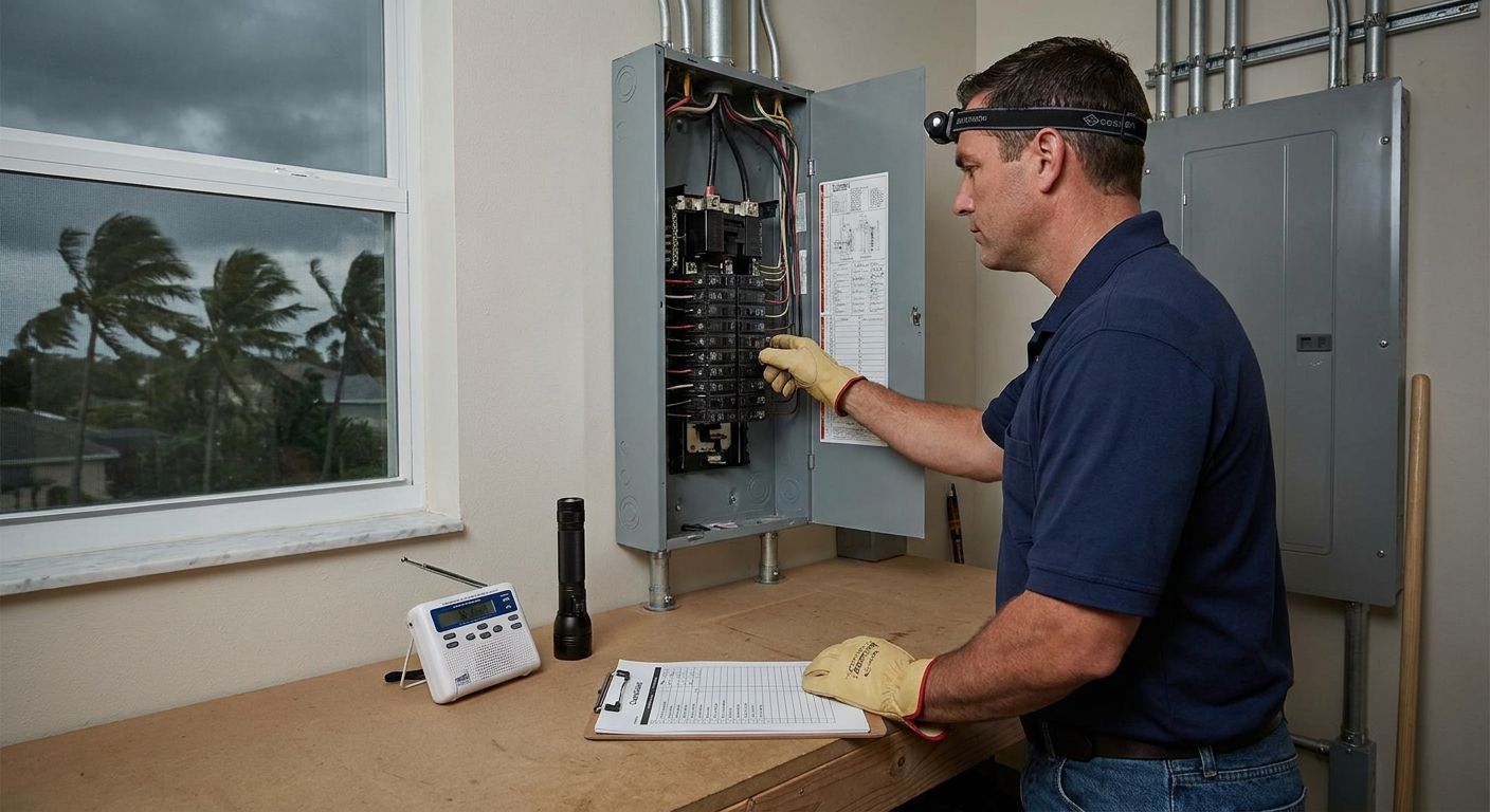 How to prepare your electrical panel for hurricane season