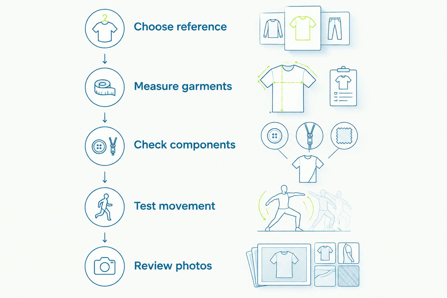 Five steps for checking a cosplay reference, measurements, components, movement, and photographs
