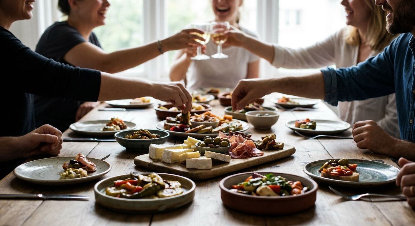 How to choose small plates for a group dinner