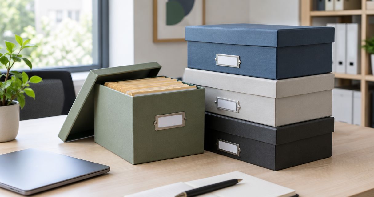 Best separate lid file boxes for frequent access records 2026