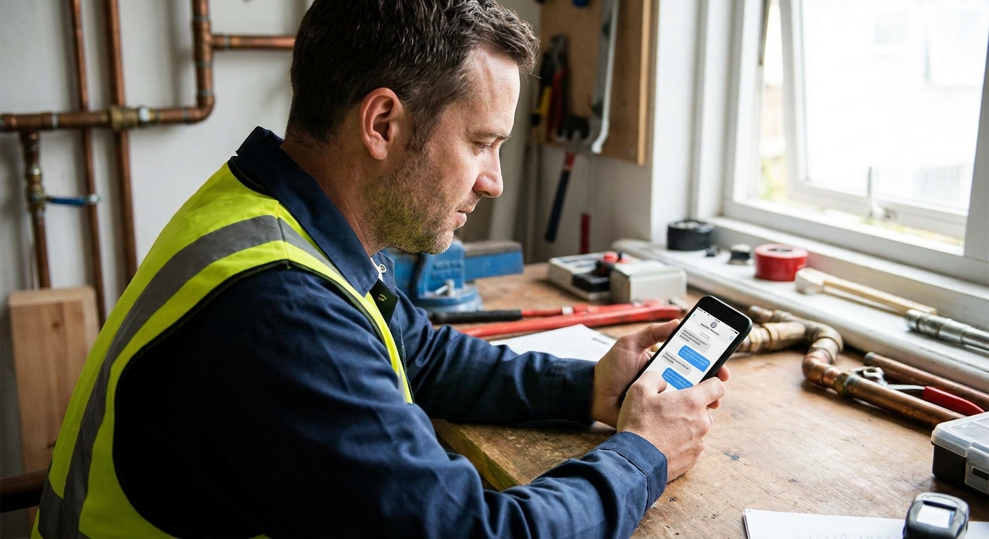Business SMS service for plumbing companies