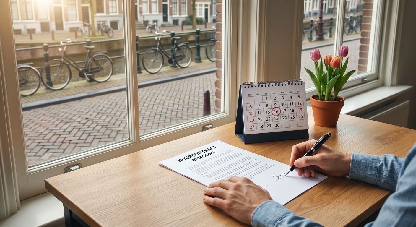 How to give notice on a Dutch rental contract
