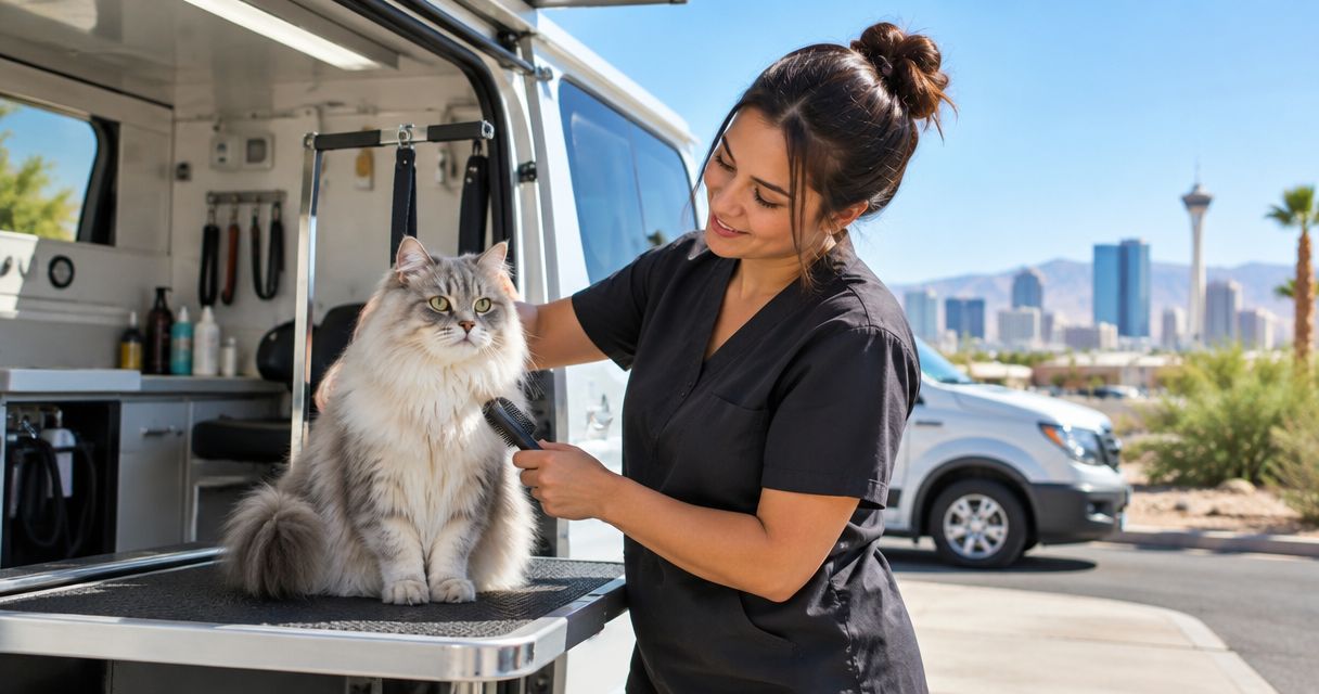 Best mobile cat groomers in Las Vegas in 2026