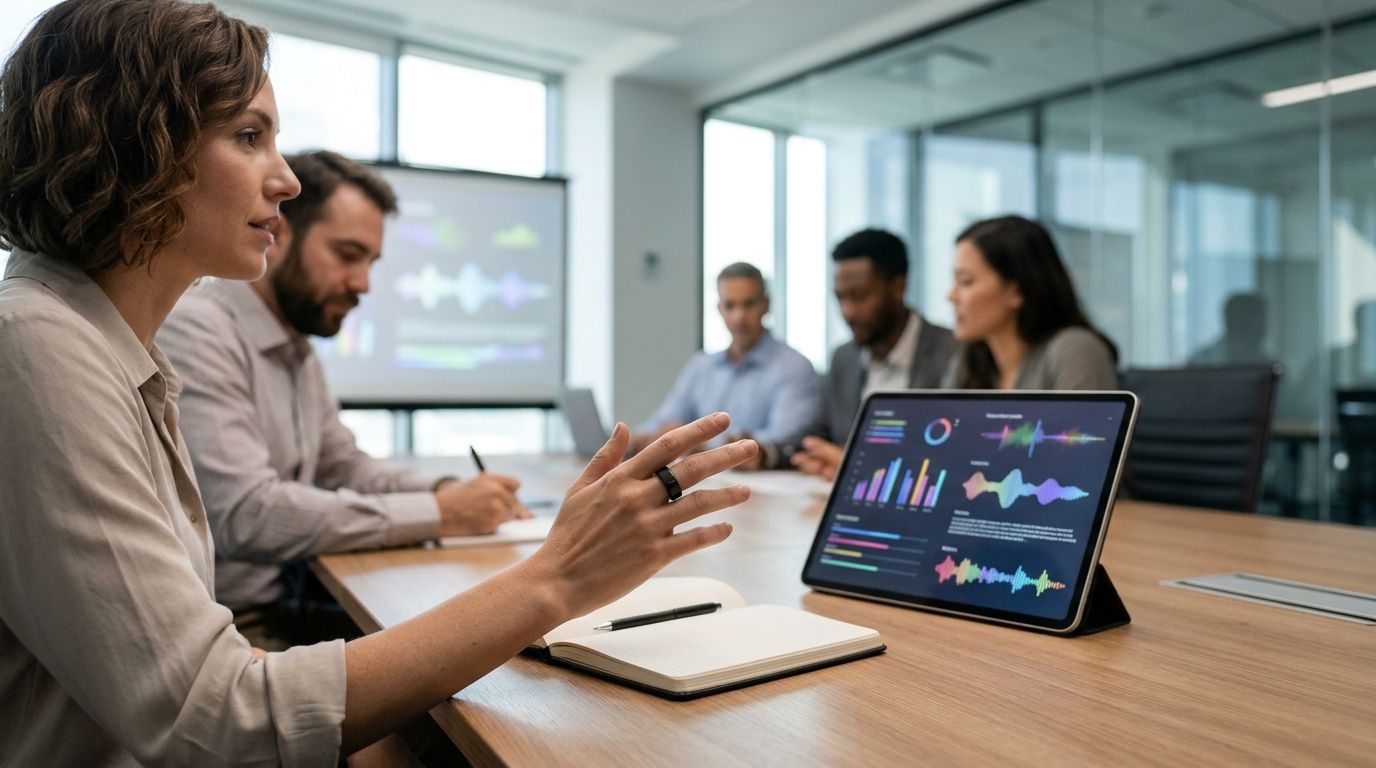 Can a smart ring transcribe meetings in real time?
