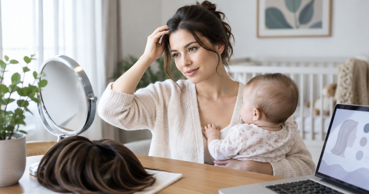Hair prosthesis for postpartum hair loss: complete 2026 guide