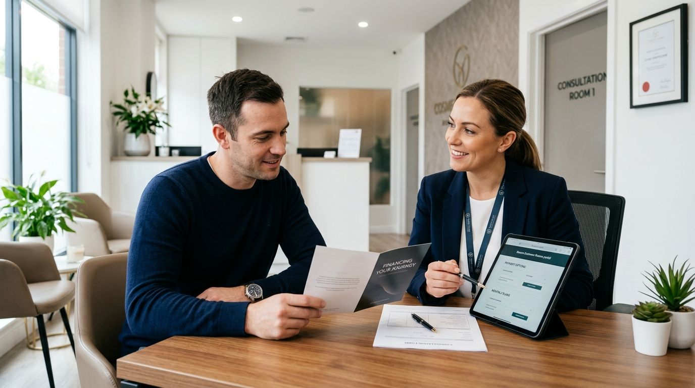 Customer finance for hair transplant and cosmetic surgery clinics