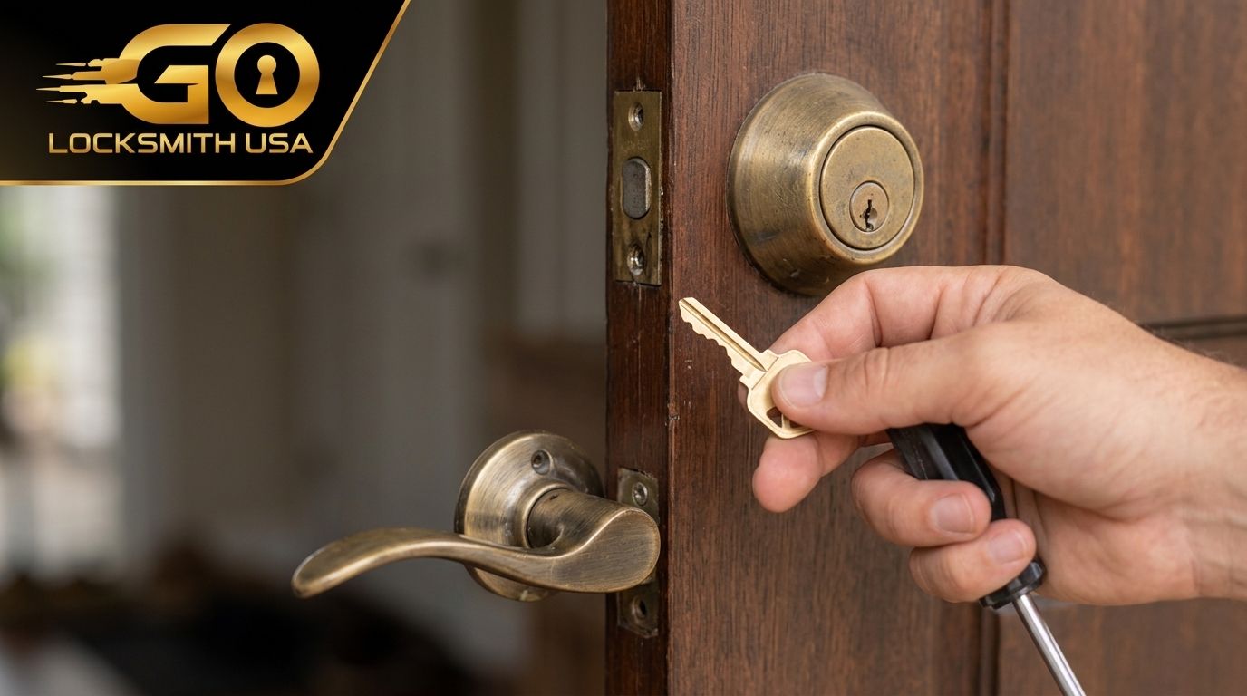 Is it better to repair or replace an exterior door lock?