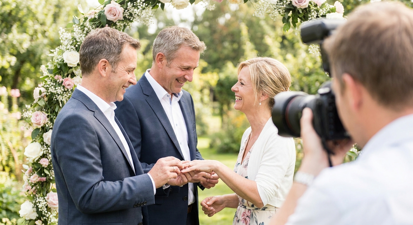 Wedding photography for vow renewals