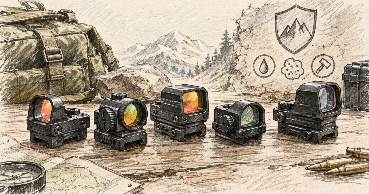 Red dot sights ranked by durability in 2026
