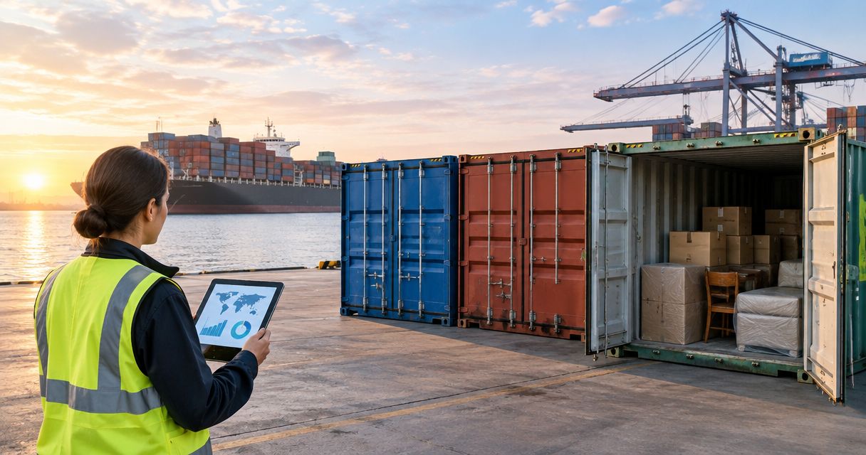 Best shipping container sizes for moving overseas