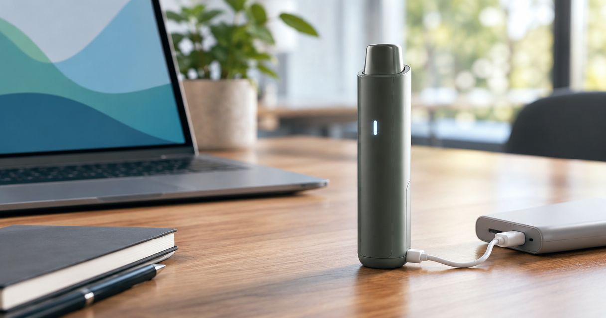 How long does the Vazo Slide battery last on a full charge?