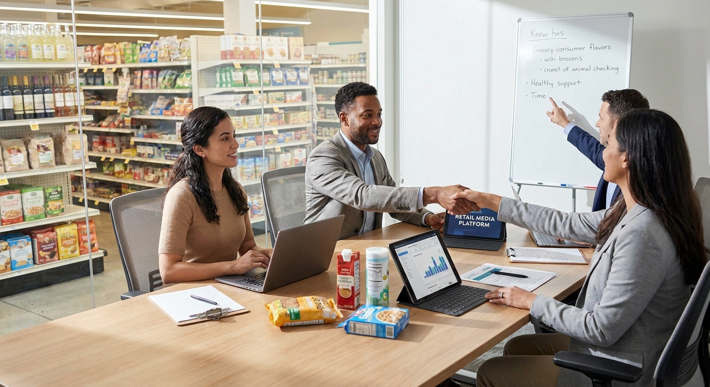 How to onboard CPG brands into a grocery retail media program