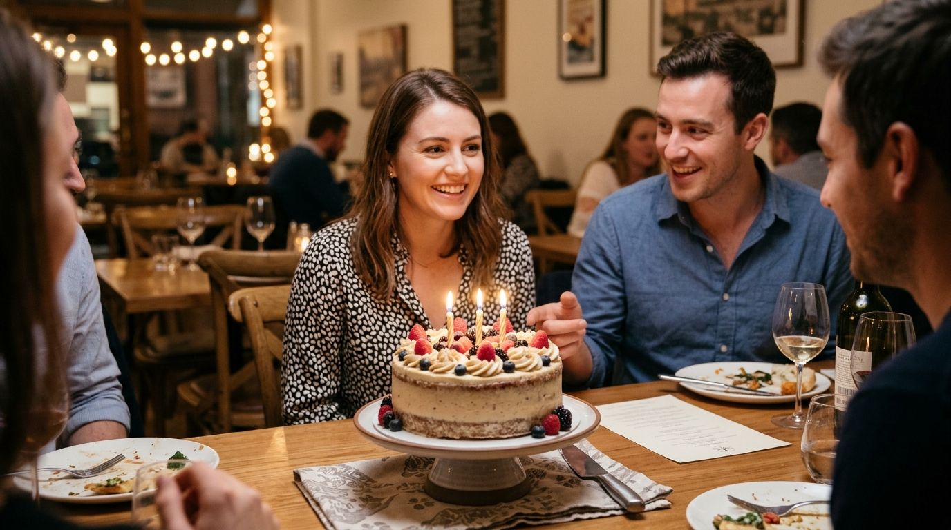Can you bring your own cake to a birthday dinner?