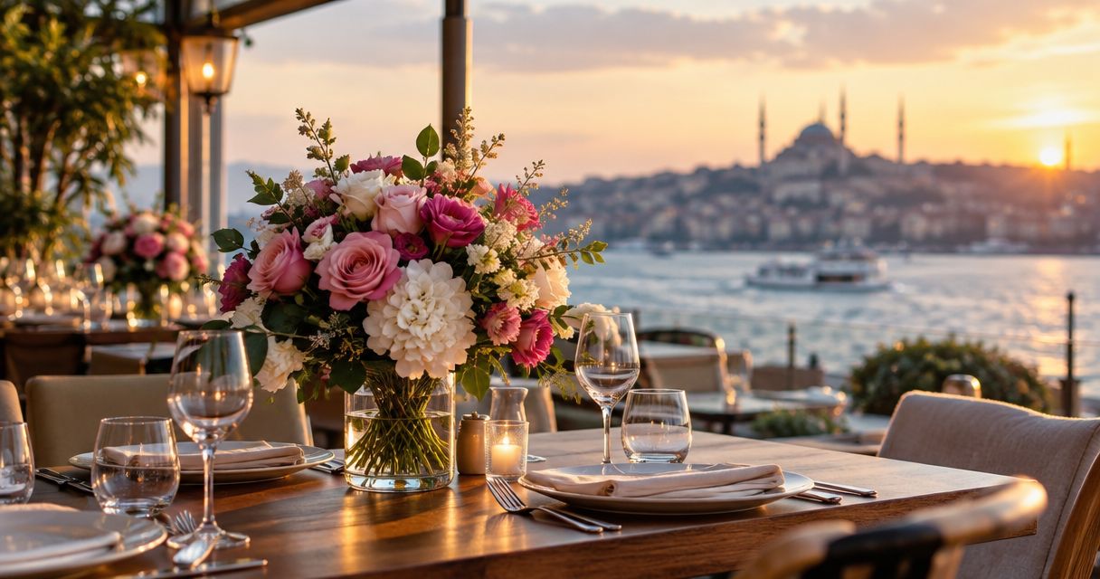 Flowers for Istanbul restaurants: complete 2026 guide