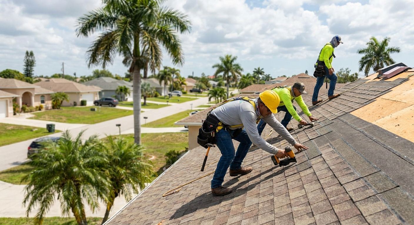 Roof replacement in Cape Coral