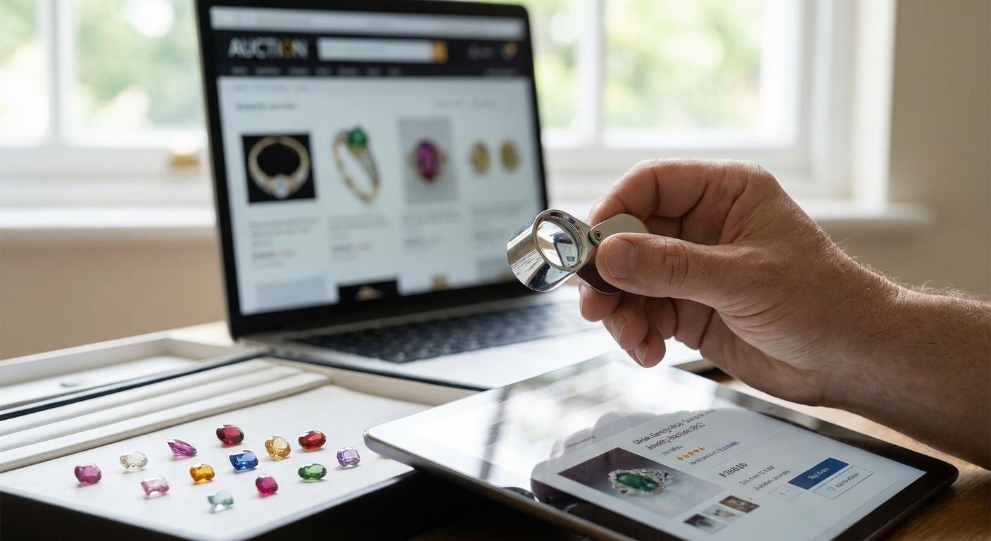 How to spot fake gemstones at online auctions