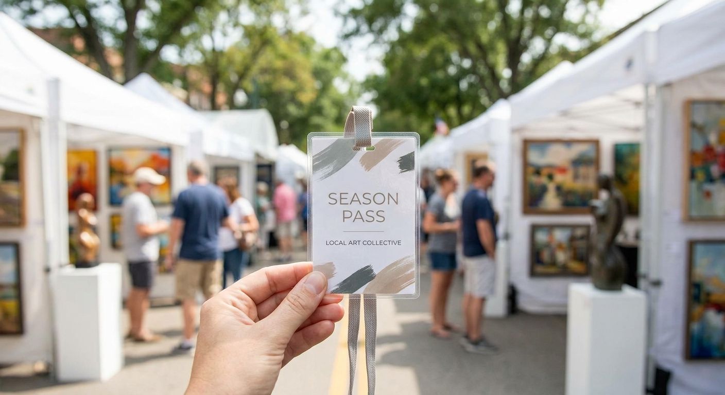 Season passes for local art shows