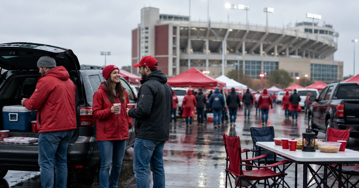 Best IU football parking for rainy game-day tailgates