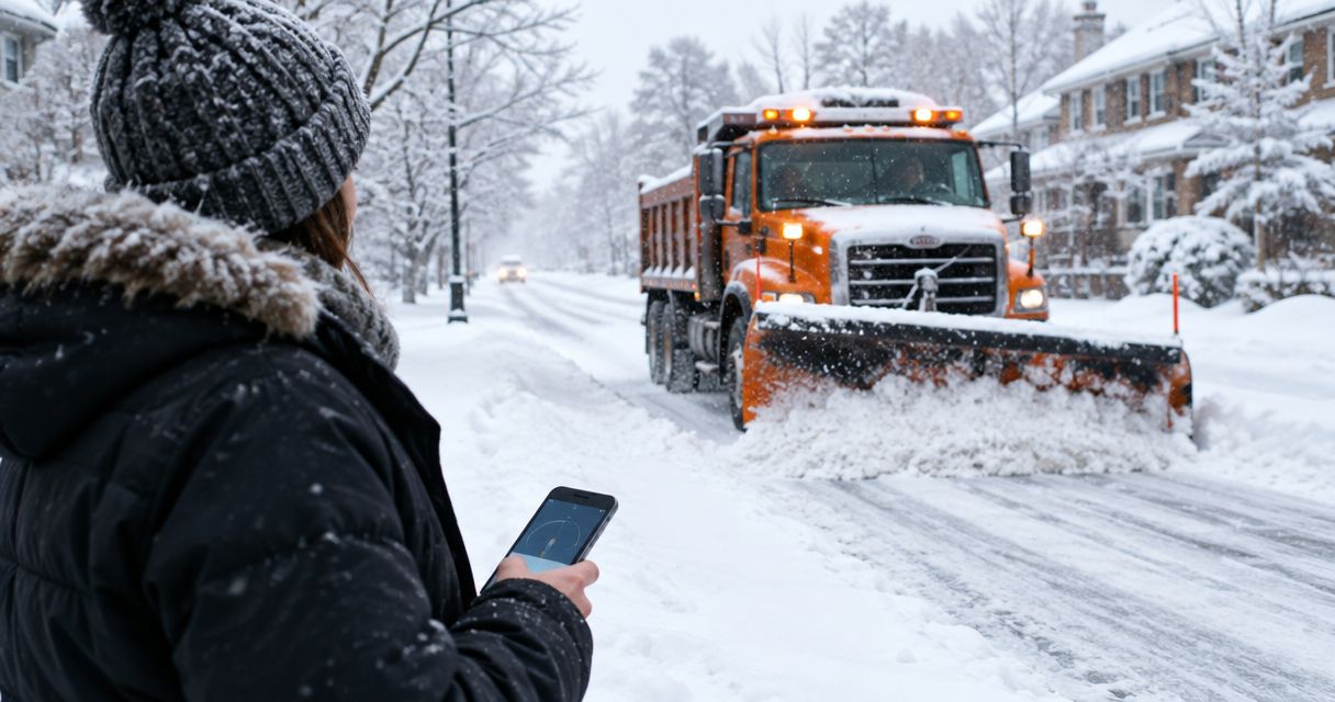 How long does an emergency snow removal crew take to arrive?