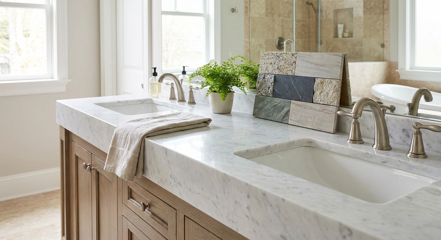 Best natural stone for bathroom vanities