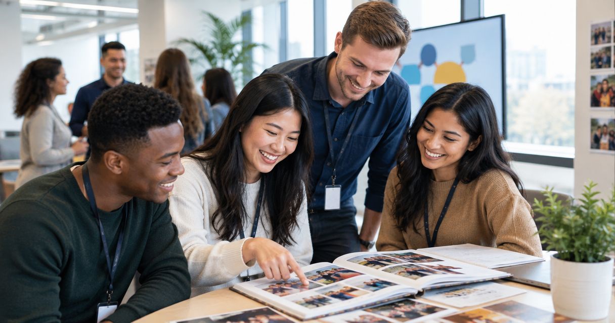 Photo galleries for corporate onboarding and new hire events