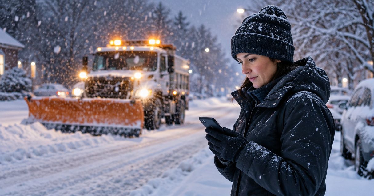How to request emergency snow removal dispatch after hours?