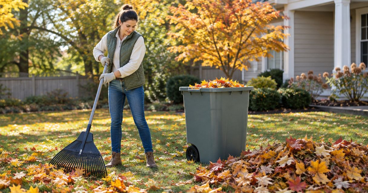 What is included in a fall yard cleanup?