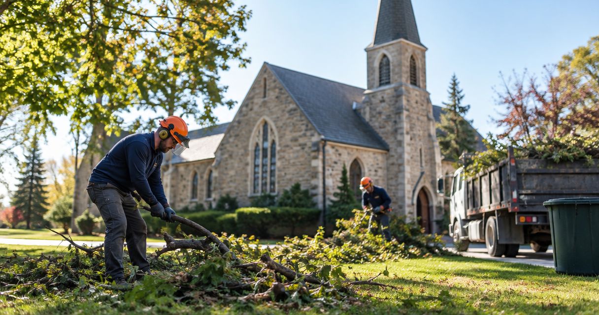 Tree debris removal for churches and institutional properties: complete 2026 guide
