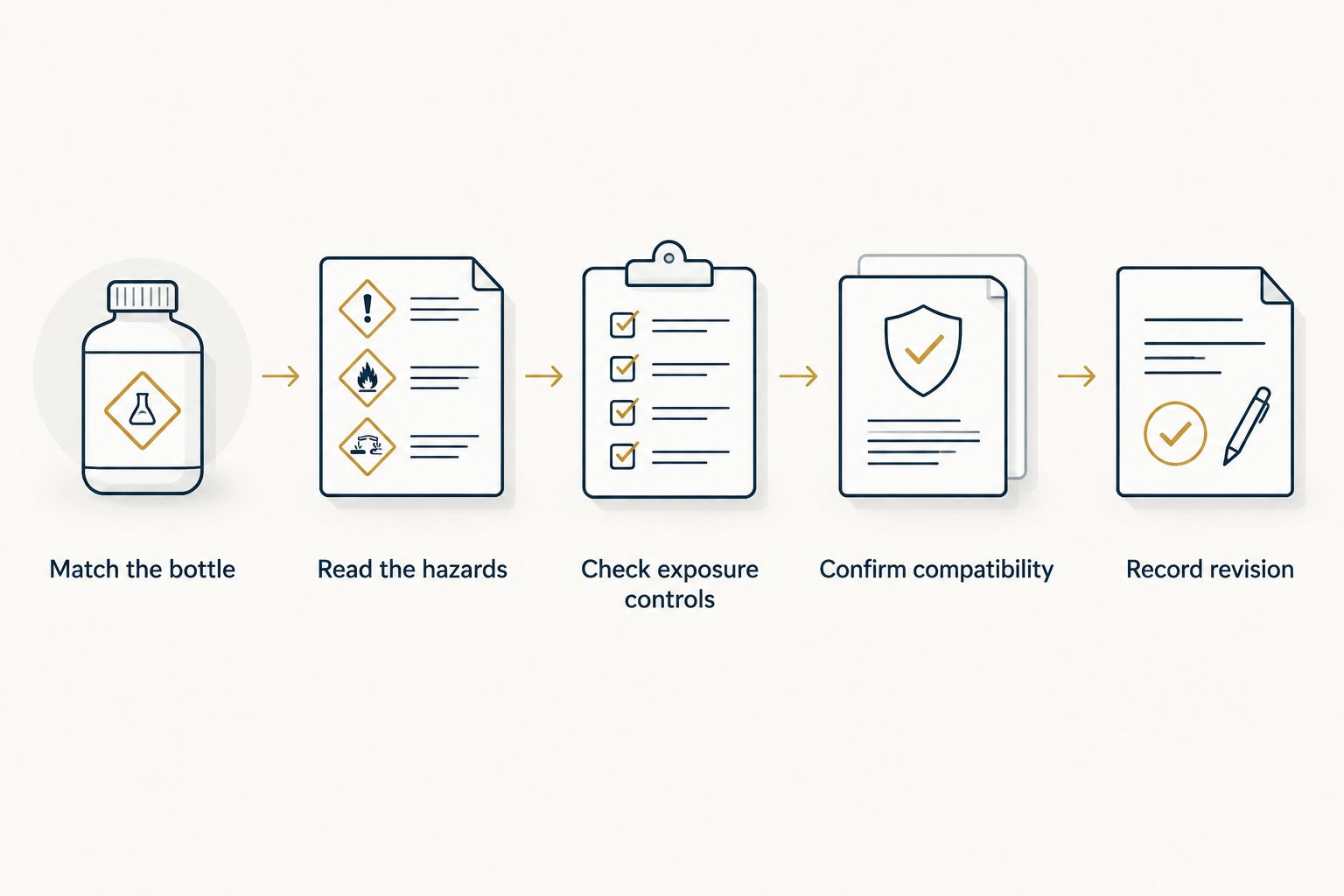 Five checks for matching a gun cleaner to its safety data sheet and firearm instructions