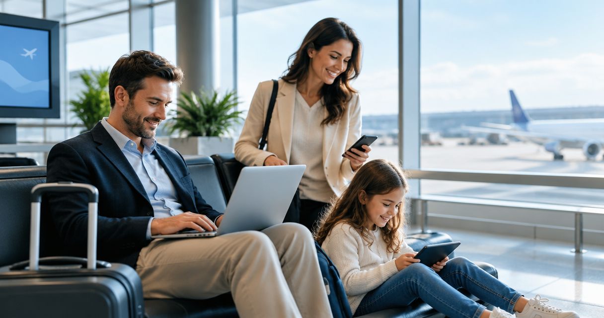 How to extend a business trip into a private family stay