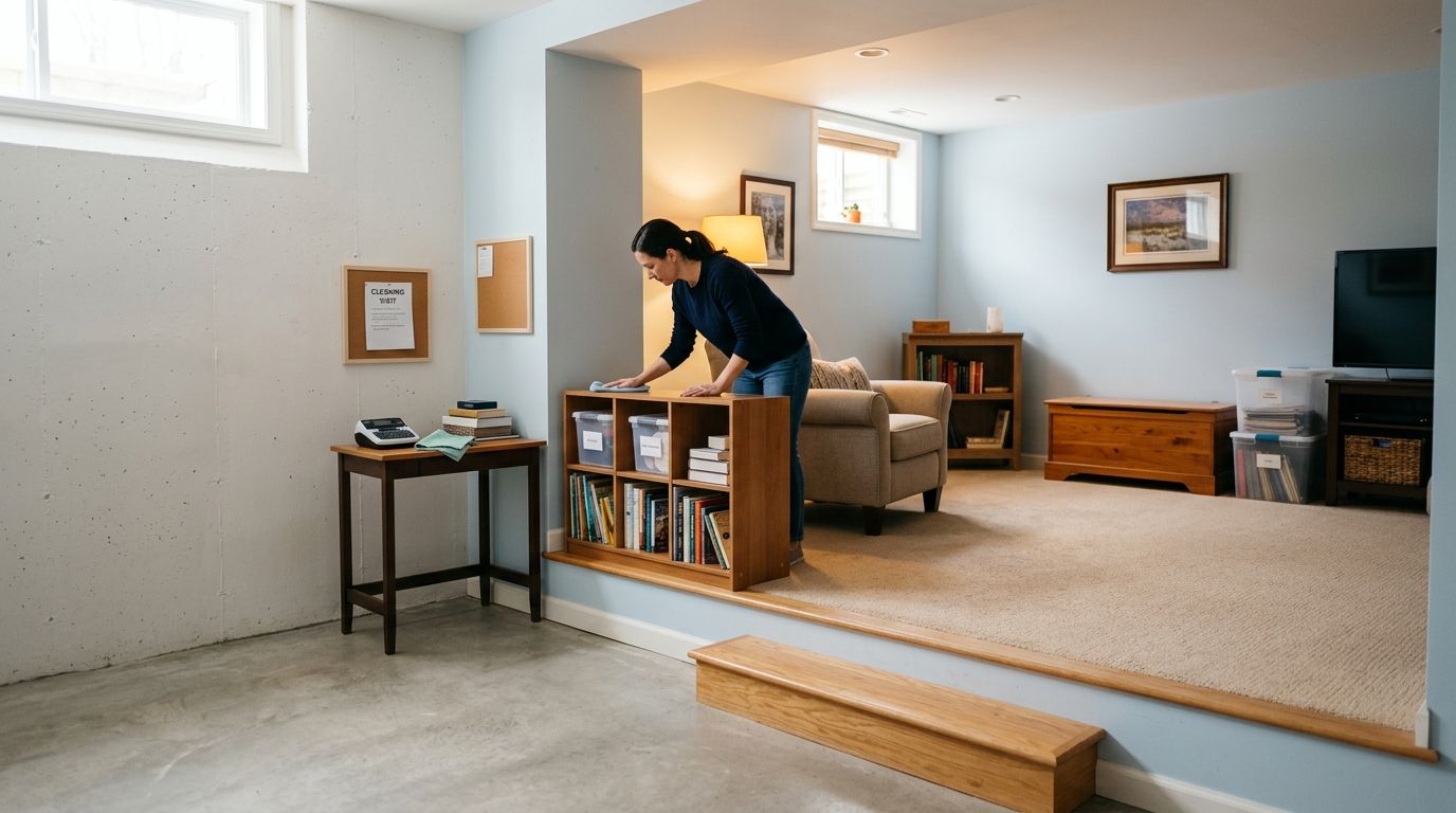 How to prepare your basement before a cleaning visit