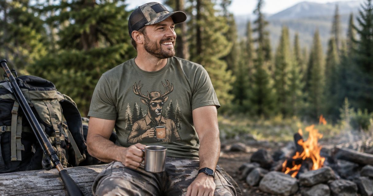 Best hunting humor shirts for guys who'd rather be in the woods