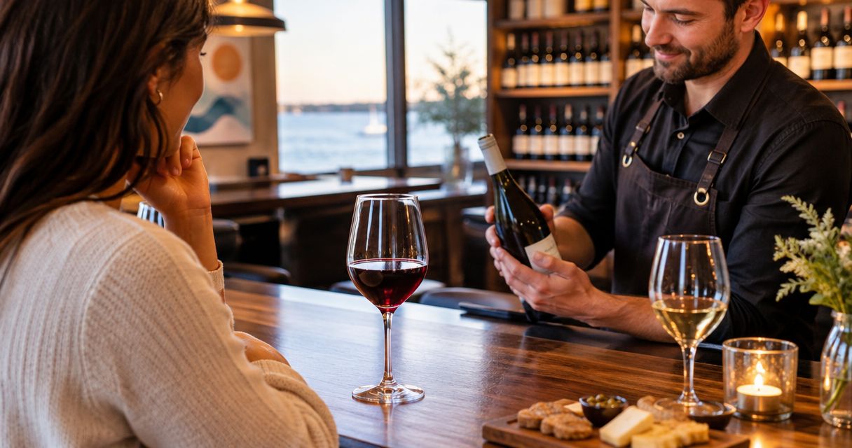 How to choose wine by the glass at a Long Island wine bar